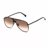 Okulary przeciwsłoneczne Belstaff Beckinton dla mężczyzn - czarna oprawka acetatowa, szare soczewki 61/12/145 mm UV400