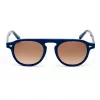 BELSTAFF LARSSON-AZUL Unisex Okulary Przeciwsłoneczne Niebieska Oprawka Szare Szkło 49/21/145 mm UV400