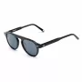 BELSTAFF LARSSON-NEGRO Unisex Okulary Przeciwsłoneczne 49/21/145 mm Czarna Oprawka Szare Szkła UV400