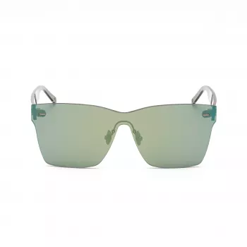 BELSTAFF LUMINORPETROL Okulary przeciwsłoneczne damskie Shield - Oprawka Petrol, Soczewki z ciemnoniebiesko-zielonym odcieniem, UV400