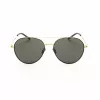 Belstaff Magnumdoradon Unisex Sunglasses - 58/17/145 mm - Black Frame Grey Lens