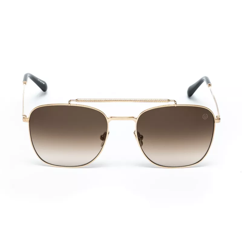 BELSTAFF MAN BECKFORDDORAD Okulary przeciwsłoneczne Pilot Acetate Brązowy Gradient UV400 53/18/145 mm