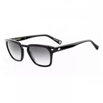 BELSTAFF MAN COOPER-S193 Okulary przeciwsłoneczne - 52/21/145 mm - Czarna oprawka, szare szkła