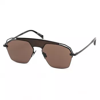 BELSTAFF MAN MAXFORDNEGROW Okulary przeciwsłoneczne 57/18/145 mm Czarna oprawka Szare szkła UV400