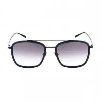 Okulary przeciwsłoneczne BELSTAFF MAN Ryder CLARS08 - Czarna oprawka acetatowa, szare soczewki poliwęglanowe, ochrona UV400, 54/21/145 mm