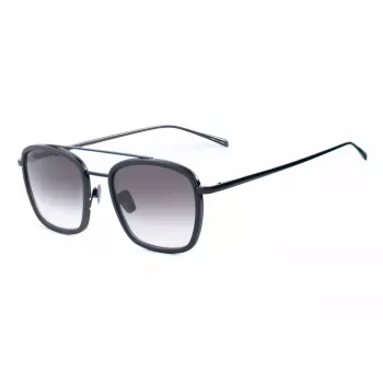 Okulary przeciwsłoneczne BELSTAFF MAN Ryder CLARS08 - Czarna oprawka acetatowa, szare soczewki poliwęglanowe, ochrona UV400, 54/21/145 mm