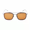 BELSTAFF MAN RYDER-S085 Okulary przeciwsłoneczne Pilot/Aviator Czarny acetat Szare szkła 54/21/145 mm