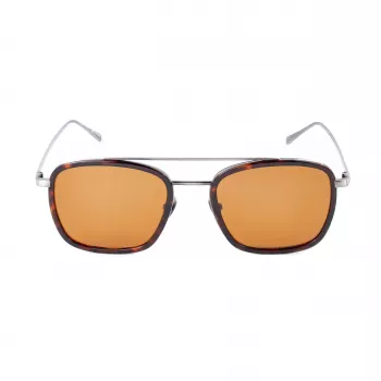 BELSTAFF MAN RYDER-S085 Okulary przeciwsłoneczne Pilot/Aviator Czarny acetat Szare szkła 54/21/145 mm