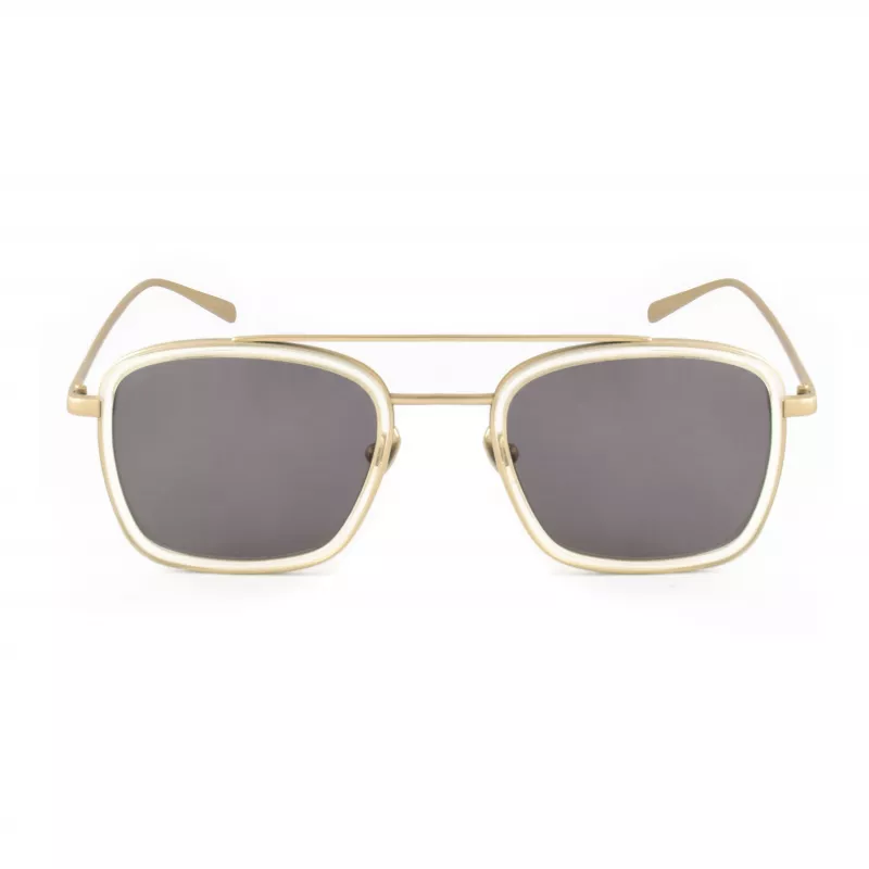 BELSTAFF MAN Ryder Two Sunglasses RYDERTWOS087 - Czarna oprawka acetatowa, szare soczewki 51/18/145 mm