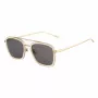 BELSTAFF MAN Ryder Two Sunglasses RYDERTWOS087 - Czarna oprawka acetatowa, szare soczewki 51/18/145 mm