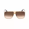 Belstaff Men's Sexton Pilot Sunglasses Gunmetal Grey 63mm