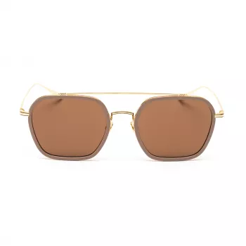 Okulary przeciwsłoneczne Belstaff Merrick II dla mężczyzn, beżowo-brązowy gradient, 57 mm