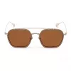 Okulary przeciwsłoneczne Belstaff Merrick II dla mężczyzn, oprawka Dark Olive, soczewki Dark Grey Tint, 54mm