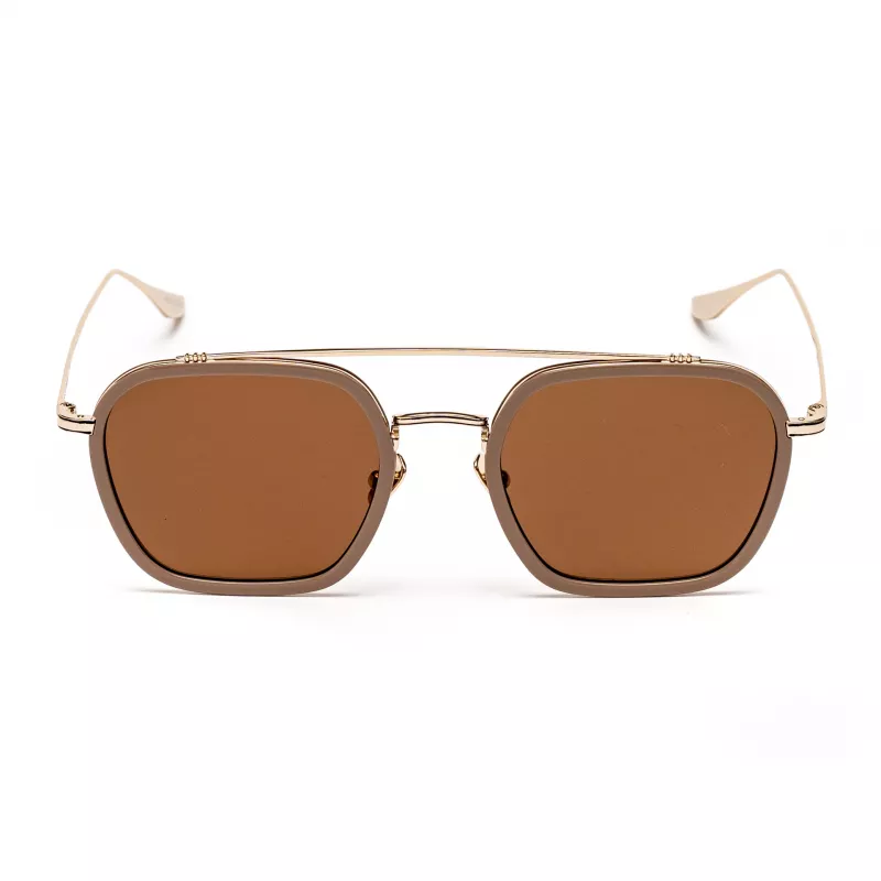 Okulary przeciwsłoneczne Belstaff Merrick II dla mężczyzn, oprawka Dark Olive, soczewki Dark Grey Tint, 54mm