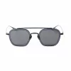 BELSTAFF MERRICK-S137 Okulary przeciwsłoneczne unisex - czarna oprawka acetatowa, szare soczewki UV400 47/23/143 mm