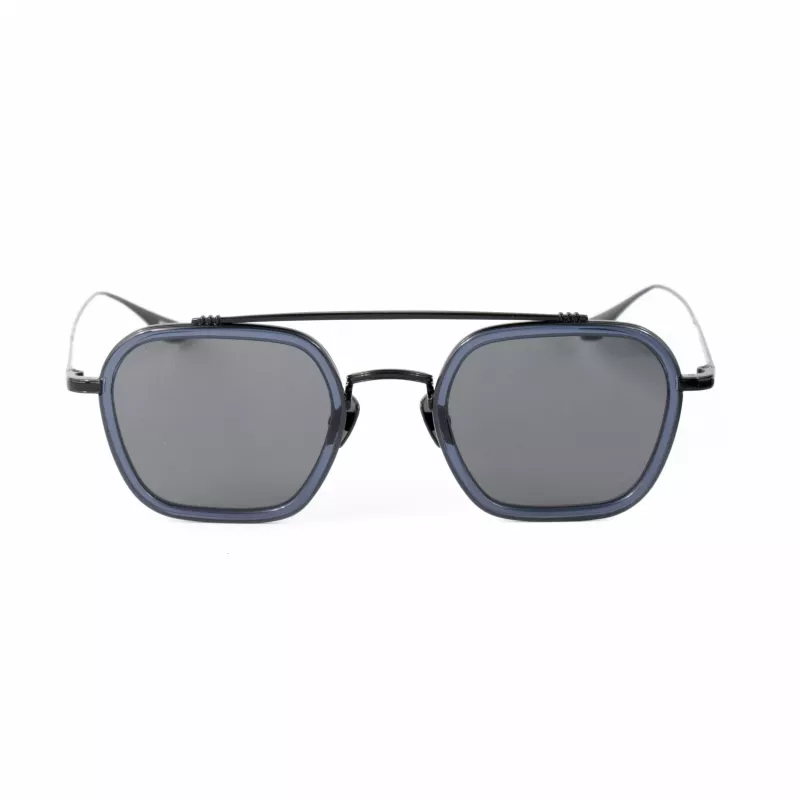 BELSTAFF MERRICK-S137 Okulary przeciwsłoneczne unisex - czarna oprawka acetatowa, szare soczewki UV400 47/23/143 mm