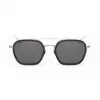 BELSTAFF MERRICKIIGRIS Męskie kwadratowe okulary przeciwsłoneczne z acetatu 54/23/143 mm Szary