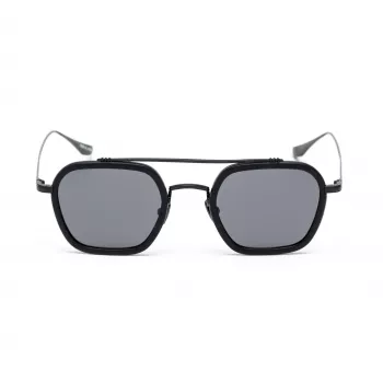 BELSTAFF MERRICKNEGROW Okulary przeciwsłoneczne Unisex - Czarna oprawka, soczewki w kolorze dymnego szarego, 47/23/143 mm
