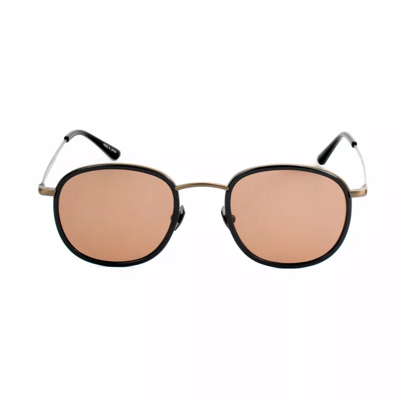 BELSTAFF Orwell-S071 Okulary przeciwsłoneczne męskie - czarna oprawka acetatowa, szare szkła UV400, 50/22/150 mm