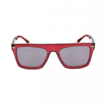 BELSTAFF Randfodii Okulary przeciwsłoneczne męskie - oprawka acetatowa, soczewki poliwęglanowe, ochrona UV400, szerokość soczewki 58 mm, czarny/szary