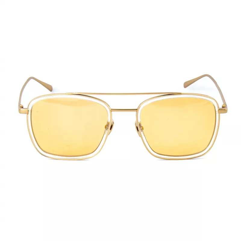 Belstaff Ryder Unisex Okulary Przeciwsłoneczne Przezroczysta Oprawka Szare Szkła 54/21/145 mm