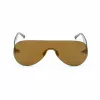BELSTAFF SPEEDMASTERBR Unisex Okulary Przeciwsłoneczne Shield Wrap-Around Brązowe Soczewki Brązowa Oprawka Szerokość Soczewki 141mm Długość Zausznika 145mm UV400