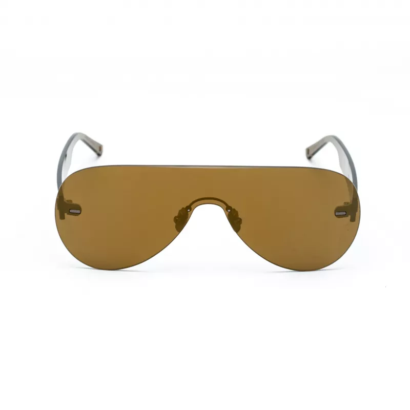 BELSTAFF SPEEDMASTERBR Unisex Okulary Przeciwsłoneczne Shield Wrap-Around Brązowe Soczewki Brązowa Oprawka Szerokość Soczewki 141mm Długość Zausznika 145mm UV400