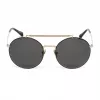 Okulary przeciwsłoneczne męskie Belstaff Staham Dorado - Pilot Square Acetate Frame UV400 Grey Lens 54mm