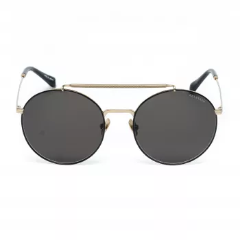 Okulary przeciwsłoneczne męskie Belstaff Staham Dorado - Pilot Square Acetate Frame UV400 Grey Lens 54mm