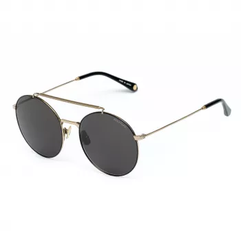 Okulary przeciwsłoneczne męskie Belstaff Staham Dorado - Pilot Square Acetate Frame UV400 Grey Lens 54mm