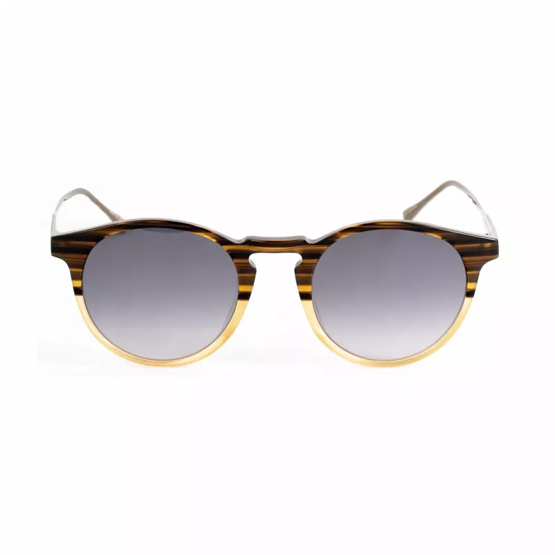 BELSTAFF Unisex Brooklands032 Okulary przeciwsłoneczne - Czarna oprawka, szare szkła 48/23/148 mm