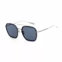 BELSTAFF Unisex Merrikii Azul Okulary Przeciwsłoneczne - Niebieska Oprawka Szare Szkła 57mm
