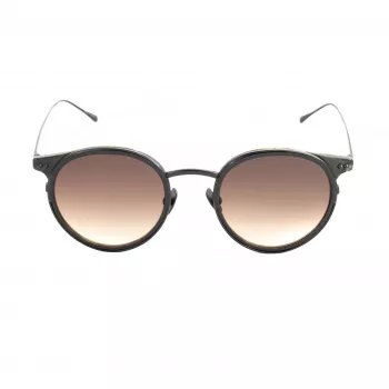 BELSTAFF Unisex Parkgate-S120 Okulary przeciwsłoneczne - czarna oprawka acetatowa, szare soczewki poliwęglanowe, ochrona UV400, 48/21/145 mm