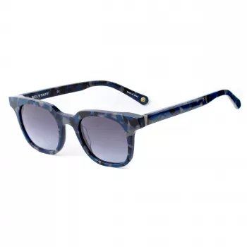 BELSTAFF Damskie Okulary Przeciwsłoneczne Boorman-S028 Kwadratowe Czarny/Szary 48/23/148 mm