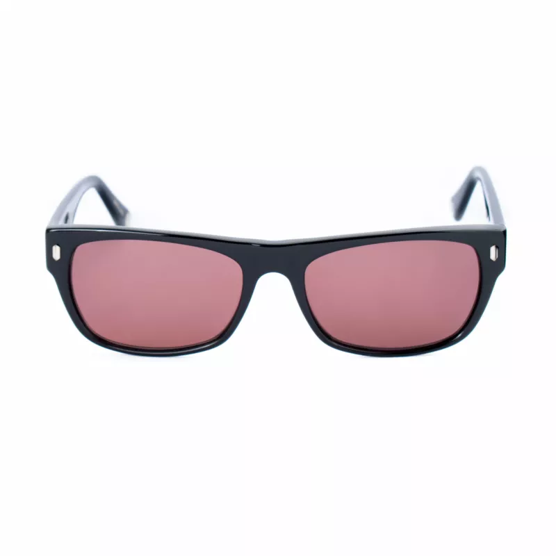 Okulary przeciwsłoneczne BELSTAFF Hudson S181 dla kobiet - czarna oprawka acetatowa, szare soczewki CR-39, 54/17/145 mm