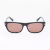 Okulary przeciwsłoneczne BELSTAFF Hudson-S185 dla kobiet - czarna oprawka, szare soczewki, 54 mm