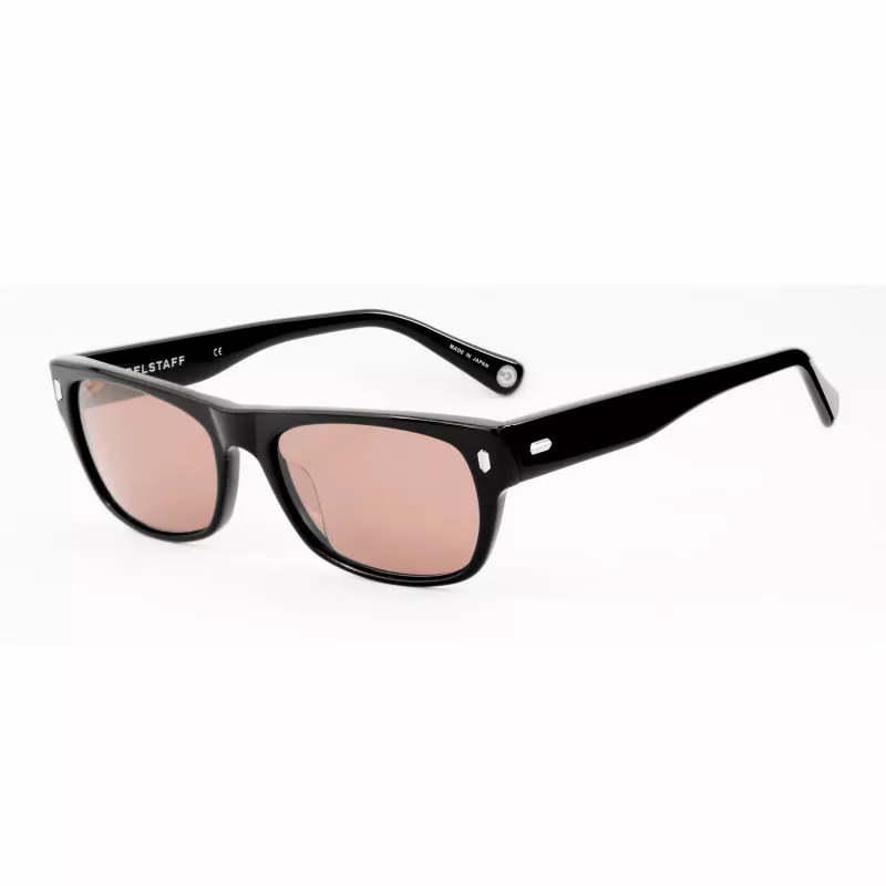 Okulary przeciwsłoneczne BELSTAFF Hudson-S185 dla kobiet - czarna oprawka, szare soczewki, 54 mm
