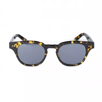 Okulary przeciwsłoneczne BELSTAFF Marshall S064 dla kobiet - czarna oprawka acetatowa, szare soczewki poliwęglanowe, 47/21/148 mm