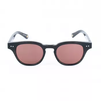 Okulary przeciwsłoneczne Belstaff Women's Marshall MARSHALL-S063 (47/21/148 mm) - Czarna oprawka acetatowa, soczewki dymne