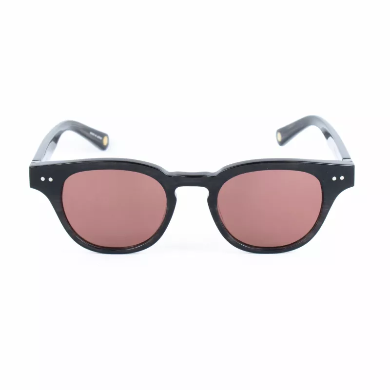 Okulary przeciwsłoneczne Belstaff Women's Marshall MARSHALL-S063 (47/21/148 mm) - Czarna oprawka acetatowa, soczewki dymne