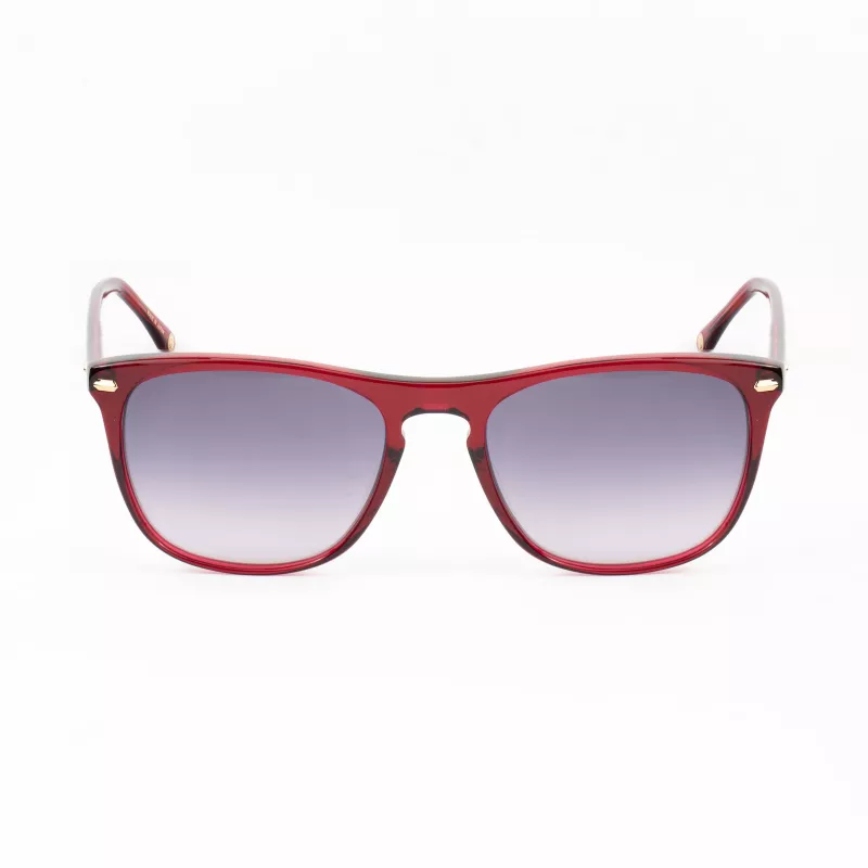Okulary przeciwsłoneczne Belstaff Meridiani dla kobiet - oprawka acetatowa, soczewki poliwęglanowe, ochrona UV400, szerokość soczewki 55 mm