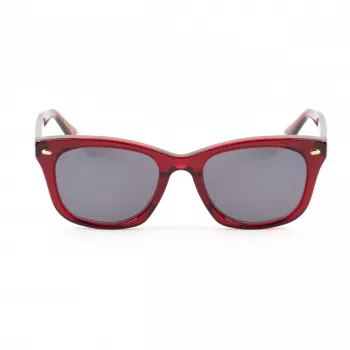 Okulary przeciwsłoneczne Belstaff Women's Rockford S148 - czarna oprawka, szare soczewki, 52 mm