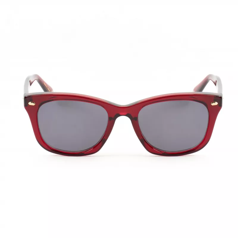 Okulary przeciwsłoneczne Belstaff Women's Rockford S148 - czarna oprawka, szare soczewki, 52 mm