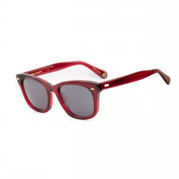 Okulary przeciwsłoneczne Belstaff Women's Rockford S148 - czarna oprawka, szare soczewki, 52 mm