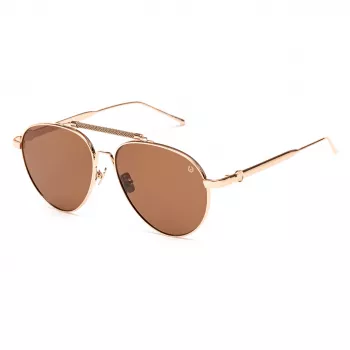 BELSTAFF Okulary przeciwsłoneczne damskie Staffordmarro - brązowa oprawka acetatowa - UV400