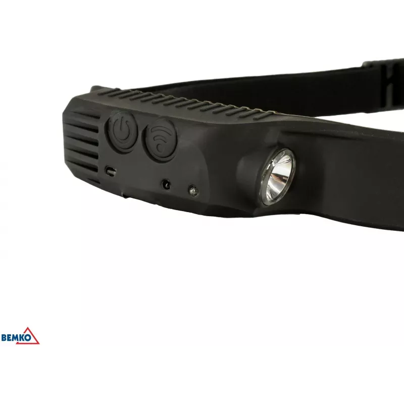 BEMKO C49-LTC01 Ładowana czołówka LED, 1200mAh, 100 lumenów, IPX4, zasięg 80m
