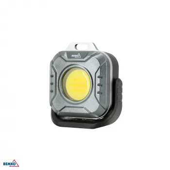 BEMKO C49-LTW08 Wielofunkcyjna latarka LED 1200 mAh IP44 Czarna