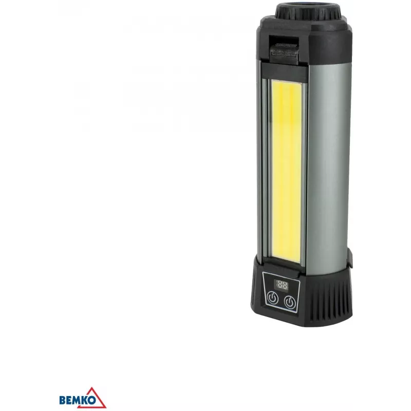 BEMKO Wielofunkcyjna latarka LED 6000mAh IP42, 1000 lumenów, ładowana USB-C