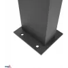 BEMKO SOLVEO Hybrid LED Garden Bollard Light, 7W, 600lm, CCT 3000K/4000K/6500K, 80cm, IP65, Dark Grey, PIR Sensor