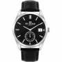 Zegarek męski Ben Sherman WB039BB Analogowy Kwarcowy 43mm Czarna Tarcza Czarny Pasek Skórzany